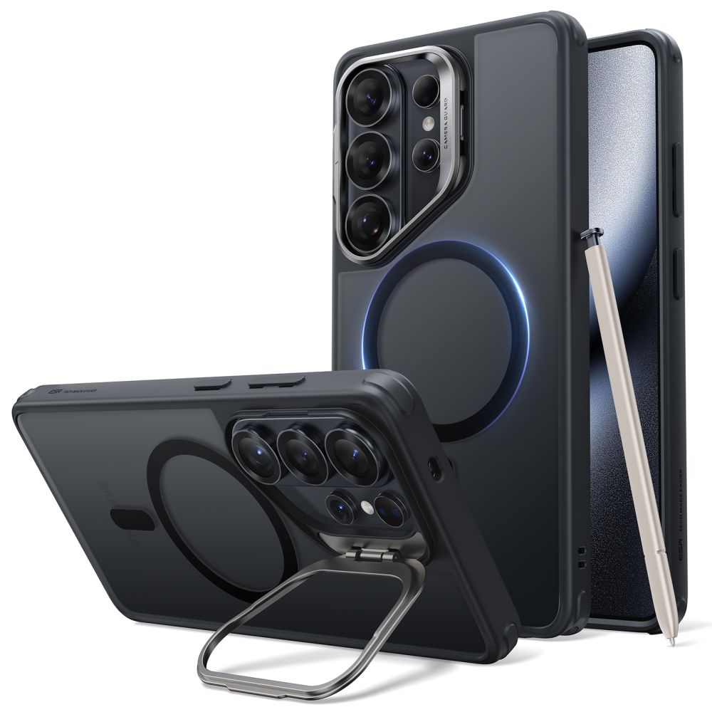 ESR Classic Hybrid Kickstand MagSafe Frosted Black Samsung Galaxy S26 Ultra Tok