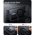 ESR Classic Hybrid MagSafe Frosted Black Samsung Galaxy S26 Ultra Tok