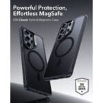 ESR Classic Hybrid MagSafe Frosted Black Samsung Galaxy S26 Ultra Tok