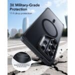ESR Classic Hybrid MagSafe Frosted Black Samsung Galaxy S26 Ultra Tok