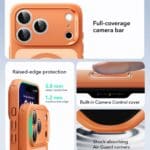 ESR Classic Hybrid MagSafe Frosted Orange iPhone 17 Pro Max Tok