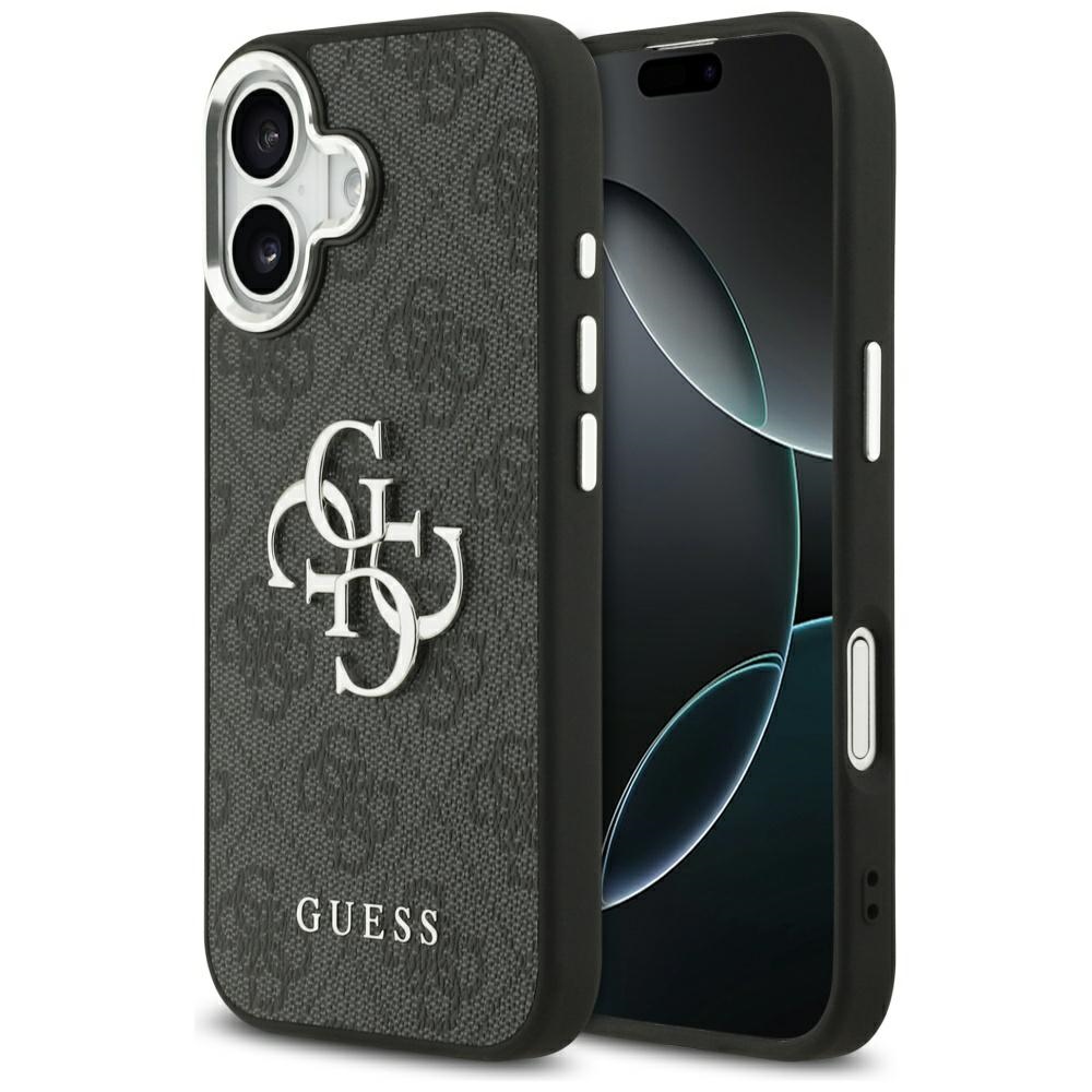 Guess 4G Big 4G Classic Logo Black Silver iPhone 17 Tok