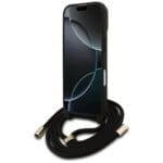 Guess 4G Big Logo Cord Stap Crossbody Brown iPhone 17 Tok