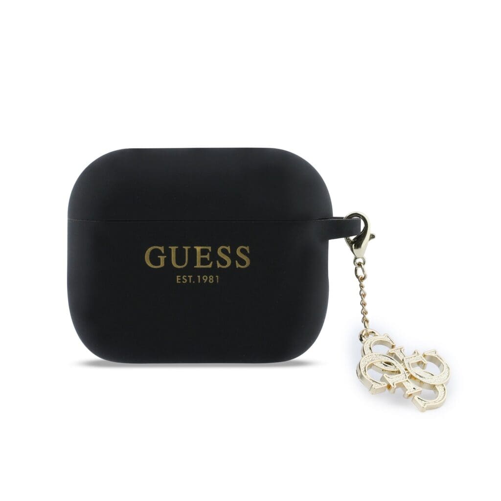 Guess 4G Charm Silicone Black AirPods Pro Tok
