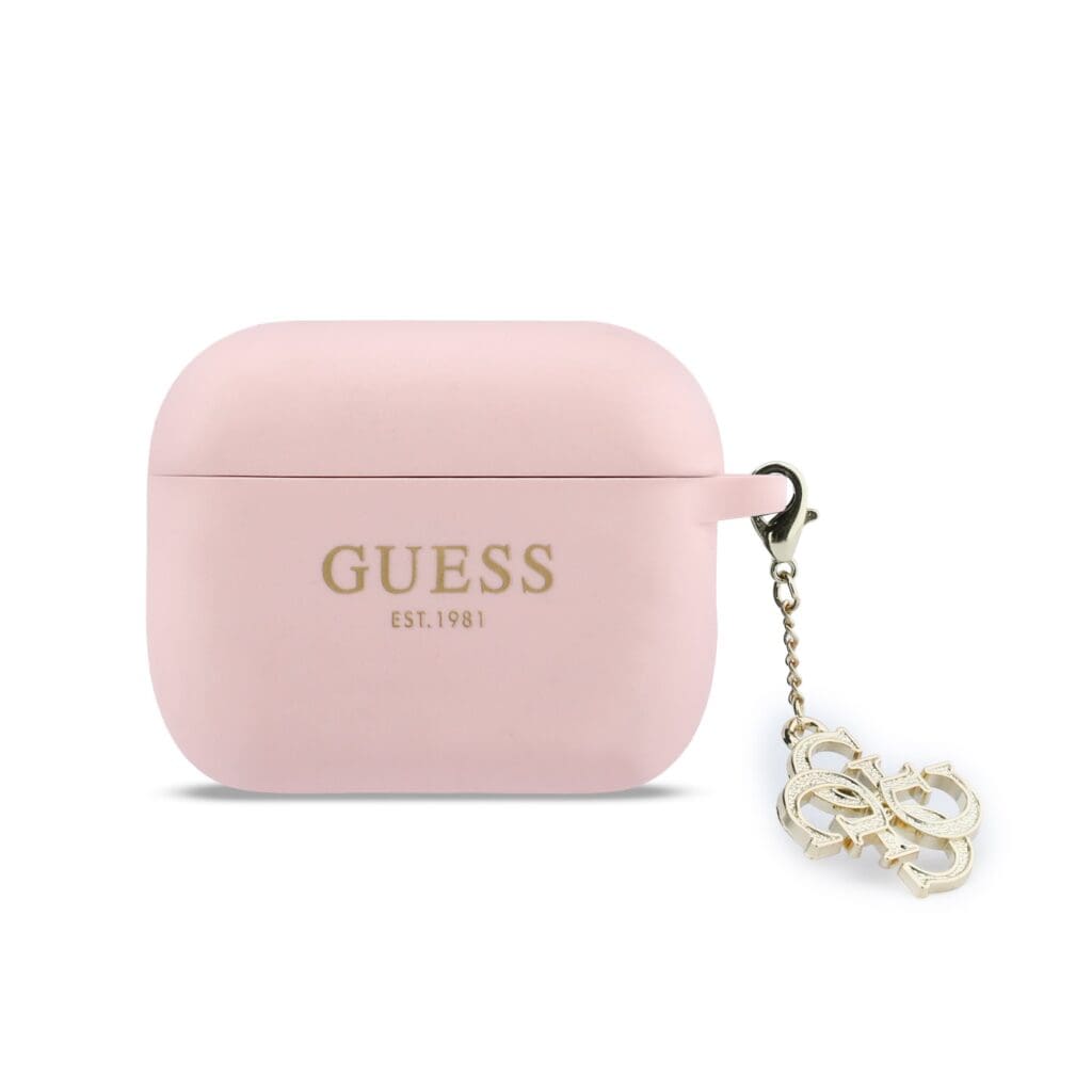 Guess 4G Charm Silicone Pink AirPods Pro Tok