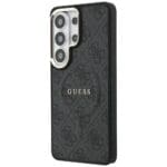 Guess 4G Embossed Ring MagSafe Black Samsung Galaxy S26 Ultra Tok