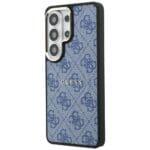 Guess 4G Embossed Ring MagSafe Blue Samsung Galaxy S26 Ultra Tok
