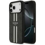 Guess 4G Printed Stripes MagSafe Black iPhone 17 Pro Max Tok