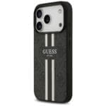 Guess 4G Printed Stripes MagSafe Black iPhone 17 Pro Tok