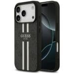 Guess 4G Printed Stripes MagSafe Black iPhone 17 Pro Tok