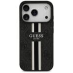 Guess 4G Printed Stripes MagSafe Black iPhone 17 Pro Tok