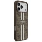 Guess 4G Printed Stripes MagSafe Brown iPhone 17 Pro Max Tok