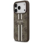 Guess 4G Printed Stripes MagSafe Brown iPhone 17 Pro Tok