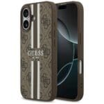 Guess 4G Printed Stripes MagSafe Brown iPhone 17 Tok