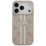 Guess 4G Printed Stripes MagSafe Pink iPhone 17 Pro Tok