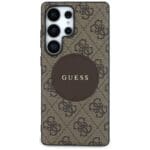 Guess 4G Round Patch Classic Logo MagSafe to Brown Samsung Galaxy S25 Ultra Tok