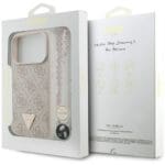 Guess 4G Strap Triangle Logo MagSafe Pink iPhone 17 Pro Tok