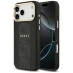 Guess 4G Stripe MagSafe Black iPhone 17 Pro Max Tok