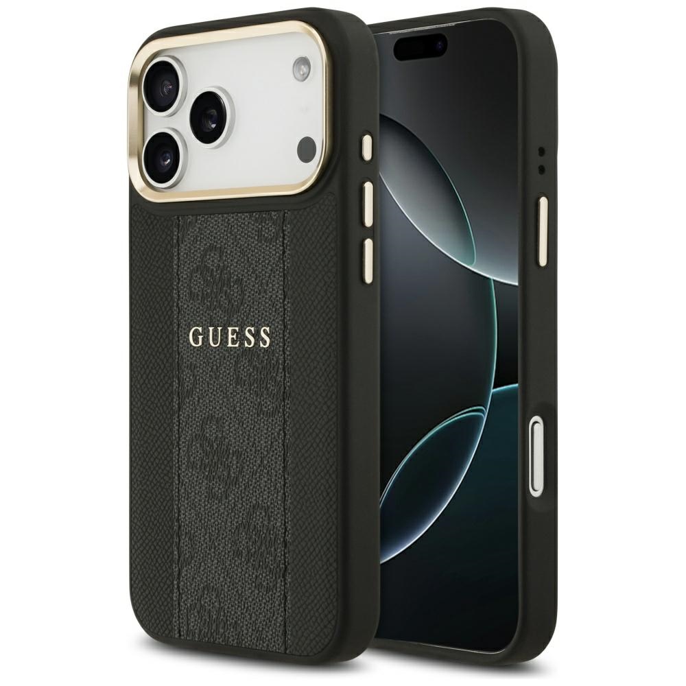 Guess 4G Stripe MagSafe Black iPhone 17 Pro Max Tok
