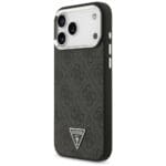 Guess 4G Triangle Logo MagSafe Black Silver iPhone 17 Pro Max Tok