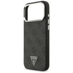 Guess 4G Triangle Logo MagSafe Black Silver iPhone 17 Pro Max Tok
