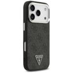 Guess 4G Triangle Logo MagSafe Black Silver iPhone 17 Pro Tok