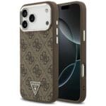 Guess 4G Triangle Logo MagSafe Brown iPhone 17 Pro Max Tok