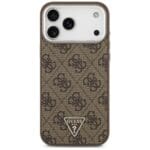 Guess 4G Triangle Logo MagSafe Brown iPhone 17 Pro Max Tok