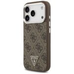 Guess 4G Triangle Logo MagSafe Brown iPhone 17 Pro Tok