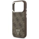 Guess 4G Triangle Logo MagSafe Brown iPhone 17 Pro Tok