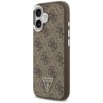 Guess 4G Triangle Logo MagSafe Brown iPhone 17 Tok