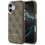 Guess 4G Triangle Logo MagSafe Brown iPhone 17 Tok