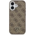Guess 4G Triangle Logo MagSafe Brown iPhone 17 Tok