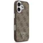 Guess 4G Triangle Logo MagSafe Brown iPhone 17 Tok