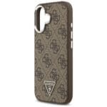 Guess 4G Triangle Logo MagSafe Brown iPhone 17 Tok