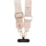 Guess Crossbody PU 4G Metal Logo Pink