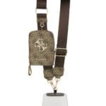 Guess Crossbody PU 4G Metal Logo + Wallet Brown