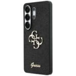Guess Fixed Glitter Big 4G Metal Logo Black Samsung Galaxy S26 Ultra Tok