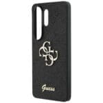 Guess Fixed Glitter Big 4G Metal Logo Black Samsung Galaxy S26 Ultra Tok