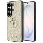 Guess Fixed Glitter Big 4G Metal Logo Gold Samsung Galaxy S26 Ultra Tok