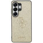 Guess Fixed Glitter Big 4G Metal Logo Gold Samsung Galaxy S26 Ultra Tok
