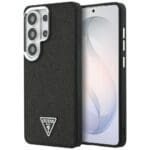 Guess Fixed Glitter Triangle MagSafe Black Samsung Galaxy S26 Ultra Tok