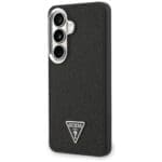 Guess Fixed Glitter Triangle MagSafe Plus Black Samsung Galaxy S26 Tok