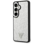 Guess Fixed Glitter Triangle MagSafe Silver Samsung Galaxy S26 Tok
