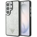 Guess Fixed Glitter Triangle MagSafe Silver Samsung Galaxy S26 Ultra Tok