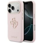 Guess FW Resin Logo Pink iPhone 17 Pro Max Tok