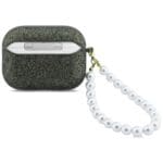 Guess Glitter Pearl Strap Khaki AirPods Pro Tok
