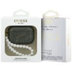 Guess Glitter Pearl Strap Khaki AirPods Pro Tok