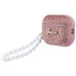 Guess Glitter Pearl Strap Pink AirPods Pro Tok