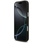 Guess Glitter Triangle Logo MagSafe Black iPhone 17 Pro Max Tok